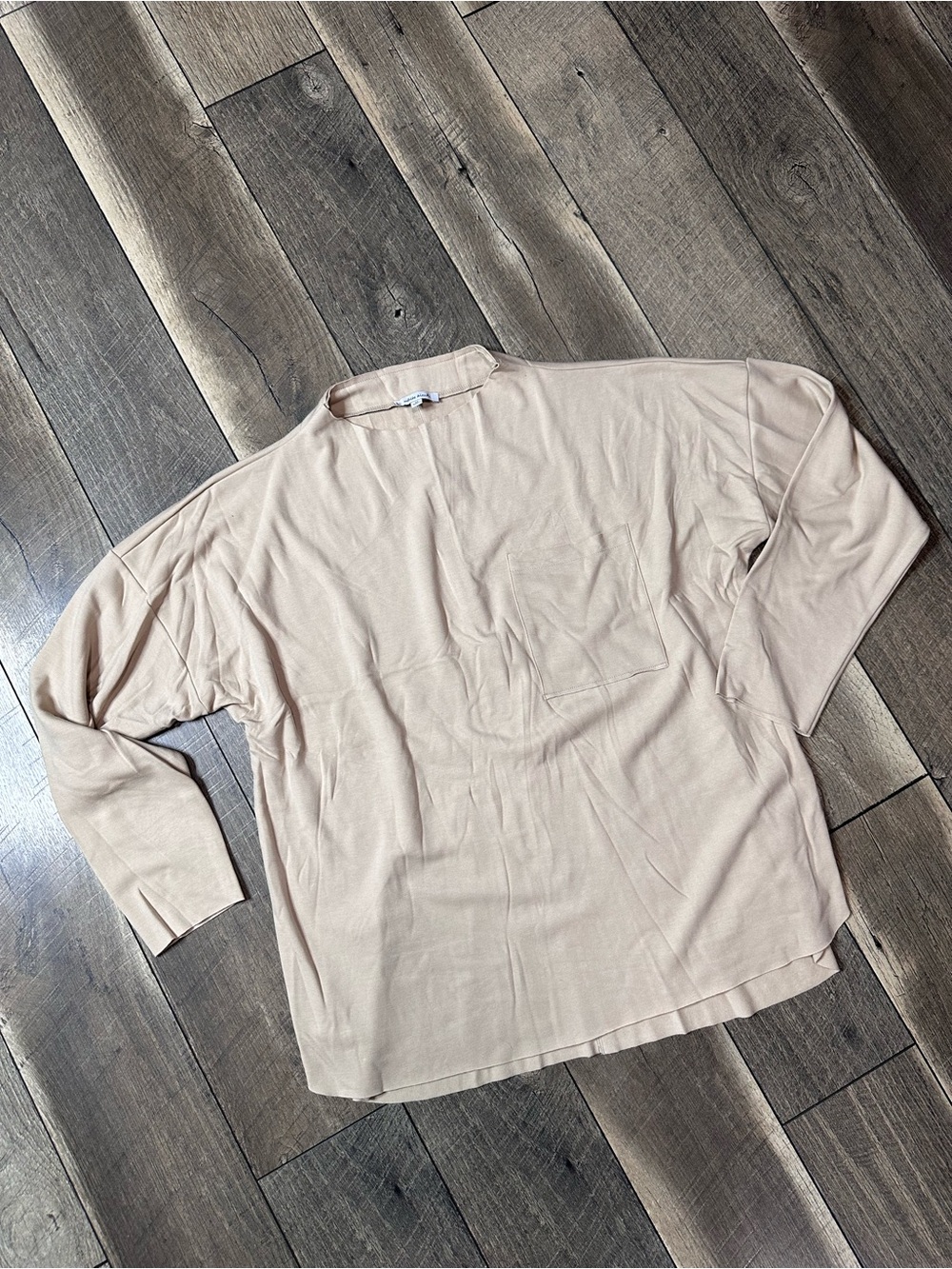 White Birch Buttery Soft Collared Neck Long Sleeve Top